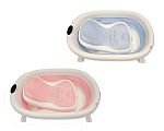 Foldable Baby Bathtub and Non-Slip Bath Seat Set