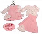 Wholesale Girls Woven 2 pcs Dress Set with Hat - Girl Power