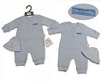Baby Boys Romper with Hat - Cute and Cuddly