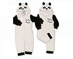 Baby Onesie - Hooded All in One - Fluffy Panda