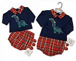 Wholesale Tartan 2 pcs Set - Dino
