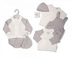 Wholesale 3 pcs Dungaree Set with Hat