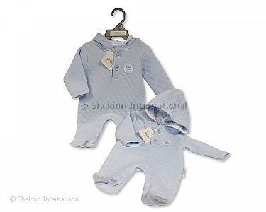 Baby Boys Quilted Hooded All in One - Out of This World - Wholesale