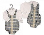 Baby 2 pcs Dungaree Set with Lace