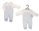 Baby Boys Dungaree All in One with Lace