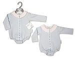 Baby Boys Romper with Lace