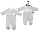 Baby Boys All in One with Smocking - Prince