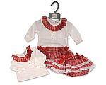 Baby Girls 2 pcs Skirt Set with Bows