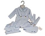 Baby Boys 2 pcs Short Dungaree Set