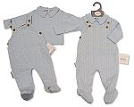 Baby Boys 2 Pieces Long Dungaree Set