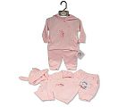 Baby Girls 2 pcs Set with Hood - Bunny