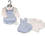 Baby Boys Short Dungaree 2 pcs Set
