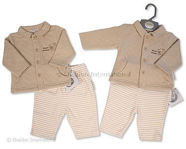Baby Boys 2 pcs Set - New to the World - Wholesale