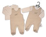 Baby Boys 2 pcs Dungaree Set - New to the World