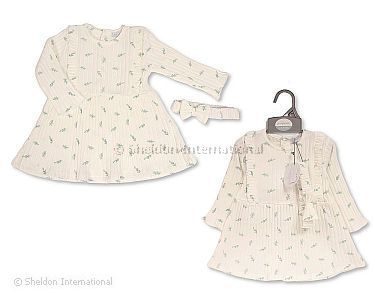 Baby Girls Dress with Headband - Wholesale