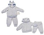 Baby Boys Jacket and Pants Set with Ears