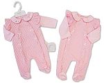 Baby Girls Jacquard All-In-One with Bows