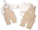 Baby 2 pcs Dungaree Set - Giraffe