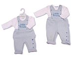 Wholesale Boys 2 pcs Dungaree Set - Little Prince