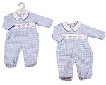Wholesale Boys All in One with Smocking - Giraffe
