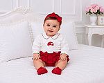Wholesale Girls 2 pcs Top and Shorts Set - Mushroom