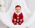 Wholesale Girls Long Romper with Lace and Bow