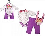 Wholesale Girls 3 pcs Set - Owl