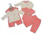 Baby Girls 3 pcs Set - Petal