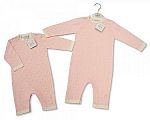 Baby Girls Knitted Bubble Cotton Romper