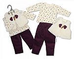 Baby Girls 3 pcs Leggings Set - Woodland