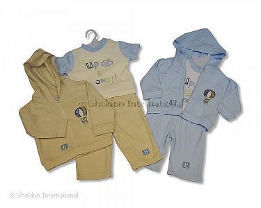 Boys 3pcs Cotton Set - 1129 - Wholesale