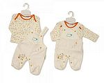 Baby Dungaree Set with Feet