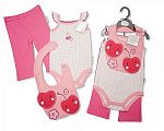 Baby Girls Cotton 3 pcs Set - 1703
