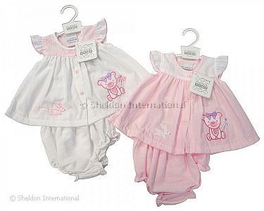 Tiny Baby Poly/ Cotton Dress - 1767 - Wholesale