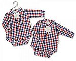 Wholesale Boys Long Sleeved Woven Body Vest - Little Man