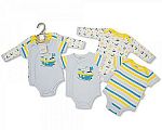 Wholesale Boys 3 Pack Body Suit - Boat