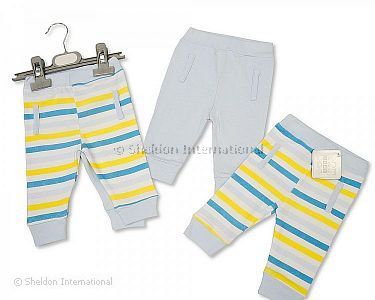 Baby Boys 2-Pack Long Pants - Boat - Wholesale