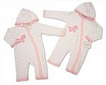 Wholesale Girls Hooded All in One with Crochet Embroidery