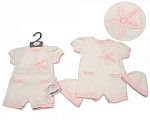 Wholesale Girls Romper with Hat - Little Petal