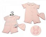 Wholesale Girls Romper with Hat - Bunny