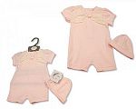 Wholesale Girls Romper with Lace and Hat