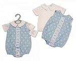 Wholesale Boys 2 pcs Romper Set - Stars