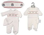 Wholesale All in One with Smocking and Hat - Frog