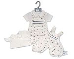 Baby Boys Long 2 pcs Dungaree Set - Cars