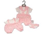Wholesale Girls Long Romper with Bib - Sailor