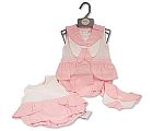 Wholesale Girls Short Romper with Bib - Sailor