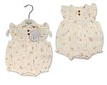 Baby Girls Cotton Romper - Flowers