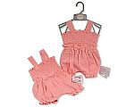 Wholesale Girls Romper with Smocking and Bow