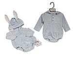 Wholesale All-In-One with Bunny Ears - Short - Sky