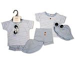 Baby Boys 3 pcs Shorts Set with Sunglasses